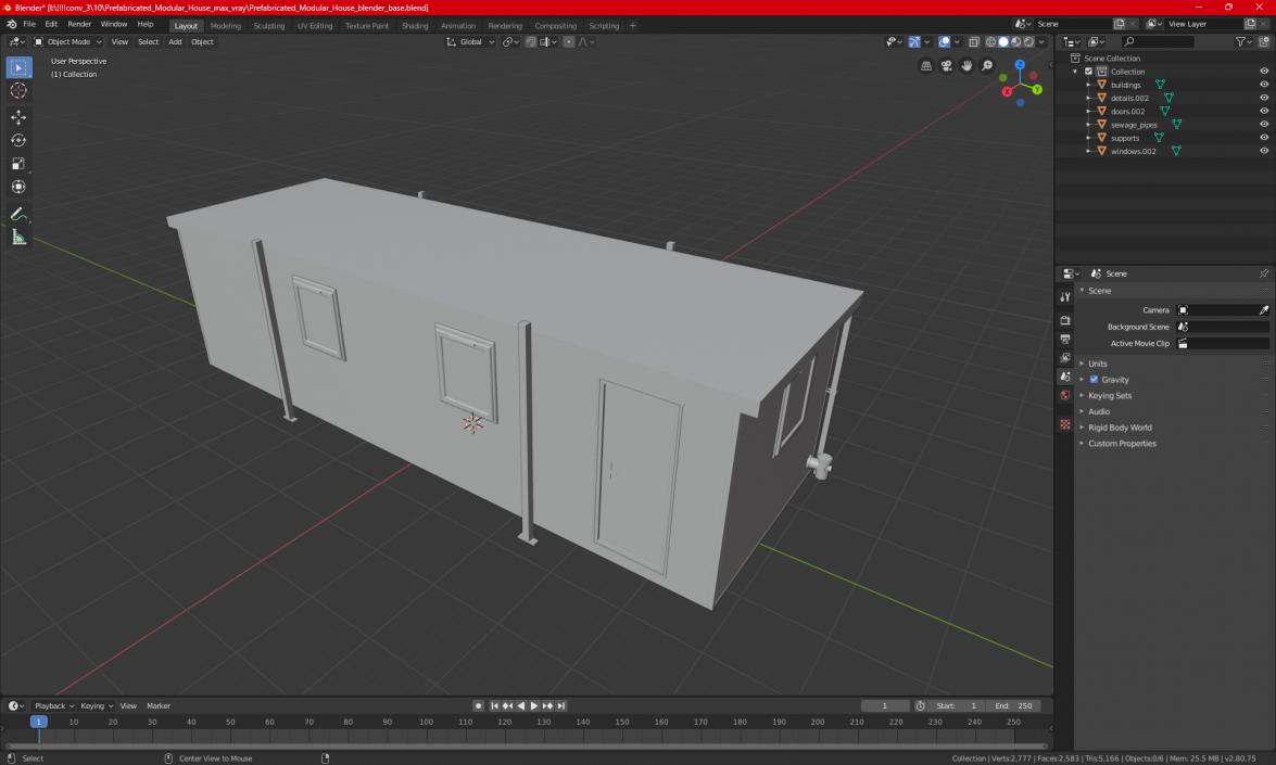 Prefabricated Modular House 3D