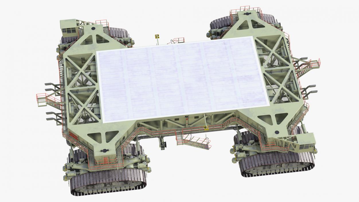 Mobile Launcher Platform Crawler Rigged 3D model