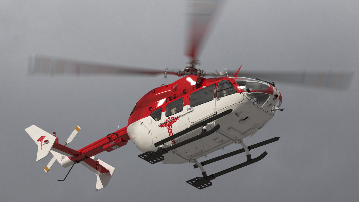 3D Medical Helicopter model