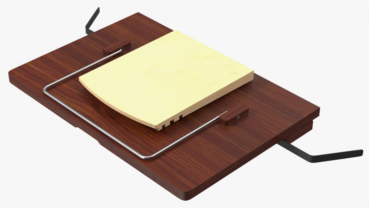 Wood Portable Reading Book Stand 3D