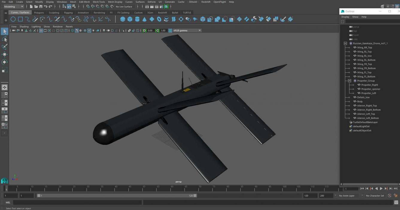 Russian Kamikaze Drone 3D