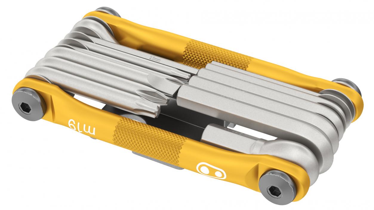 3D model Crankbrothers M19 Bike Multi Tool Folded