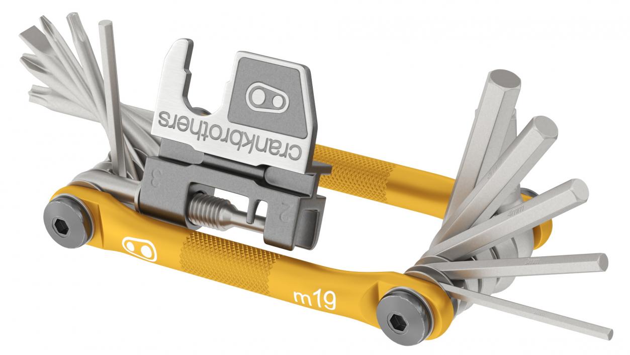 3D model Crankbrothers M19 Bike Multi Tool Folded