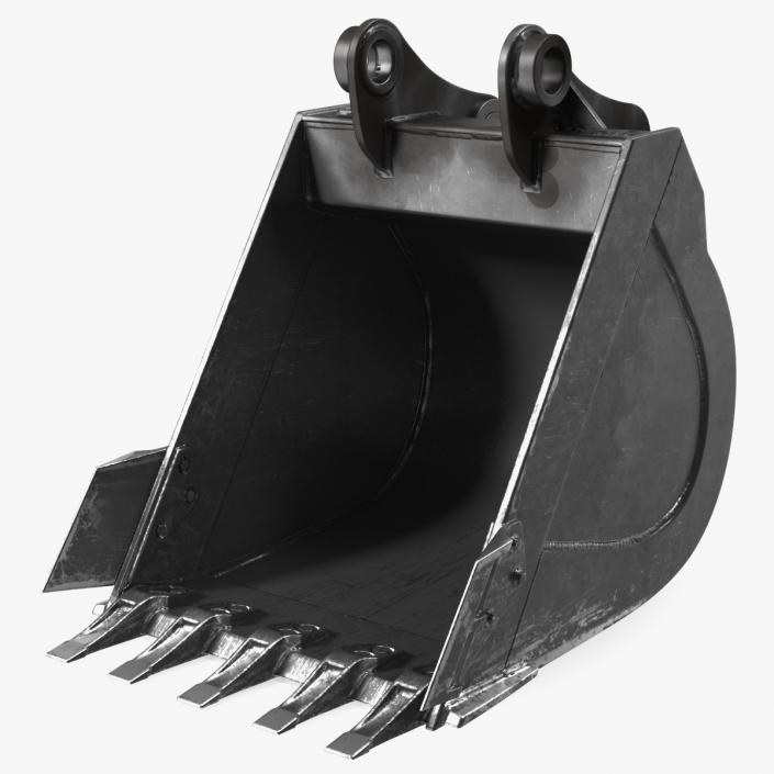 Heavy Duty Excavator Bucket 3D