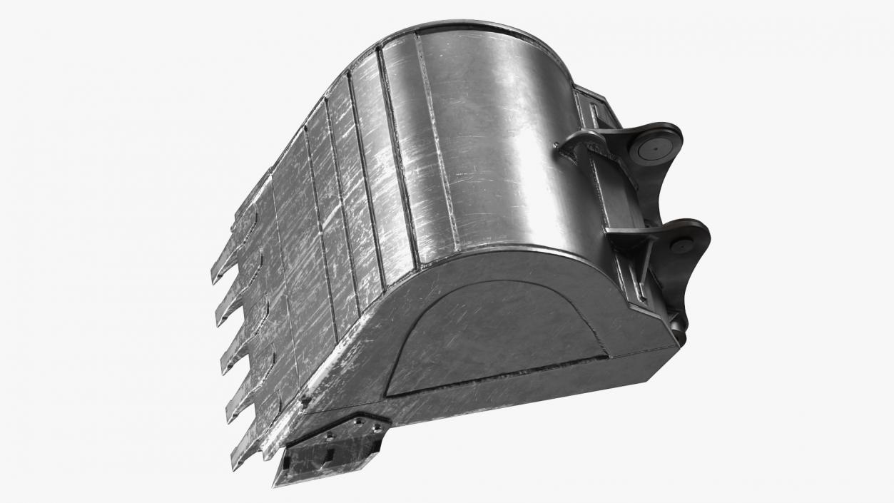 Heavy Duty Excavator Bucket 3D