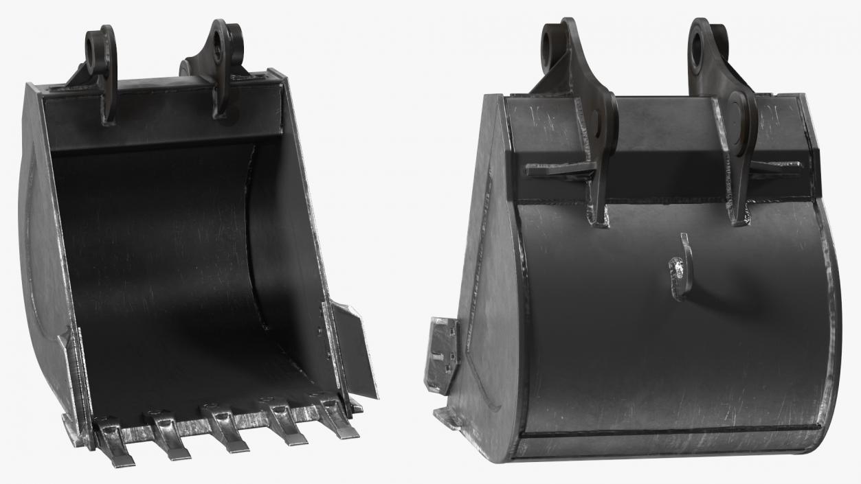 Heavy Duty Excavator Bucket 3D