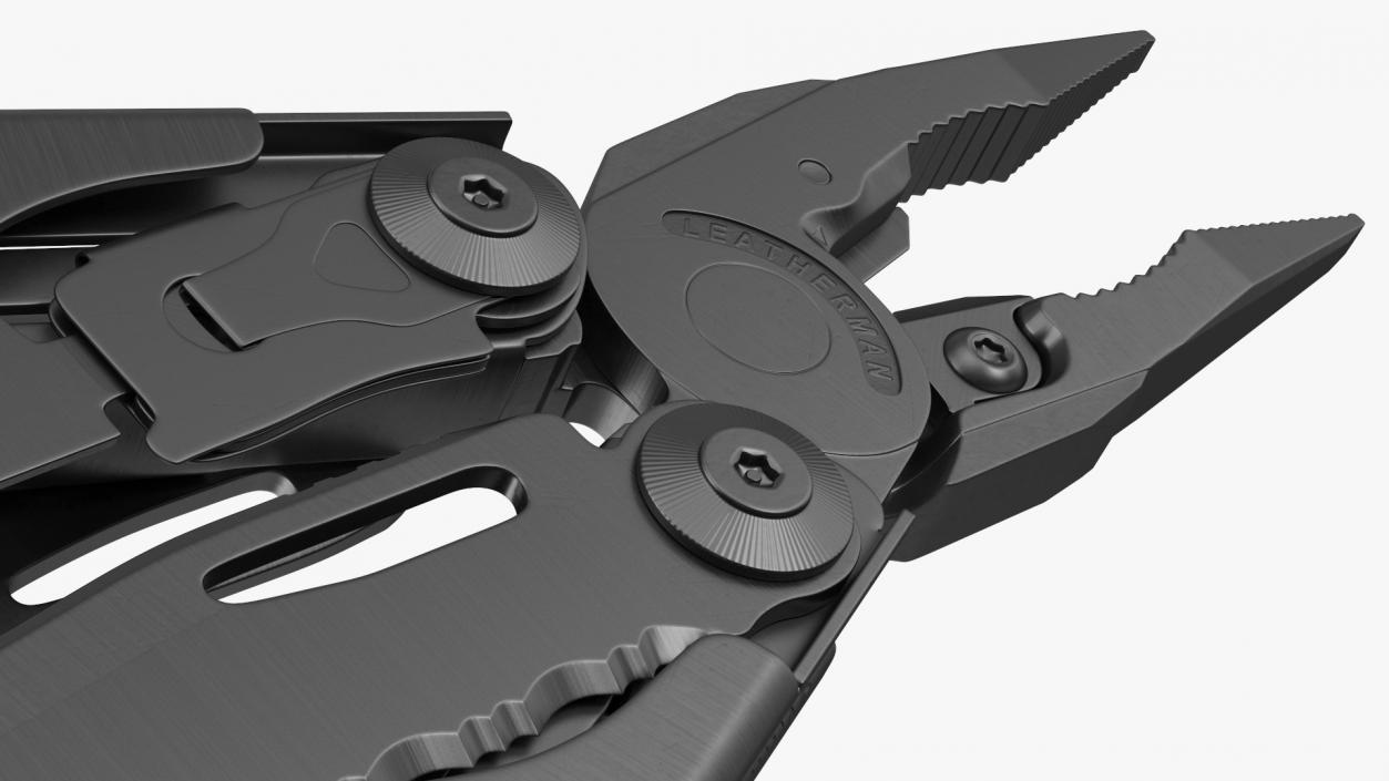 Leatherman Surge Multitool Black Rigged 3D model