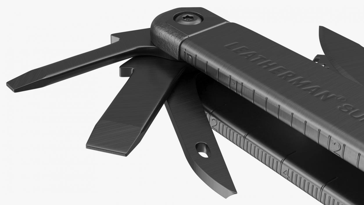 Leatherman Surge Multitool Black Rigged 3D model