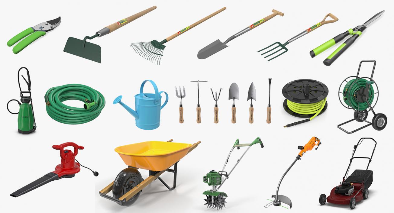 3D model Garden Tools Collection 6