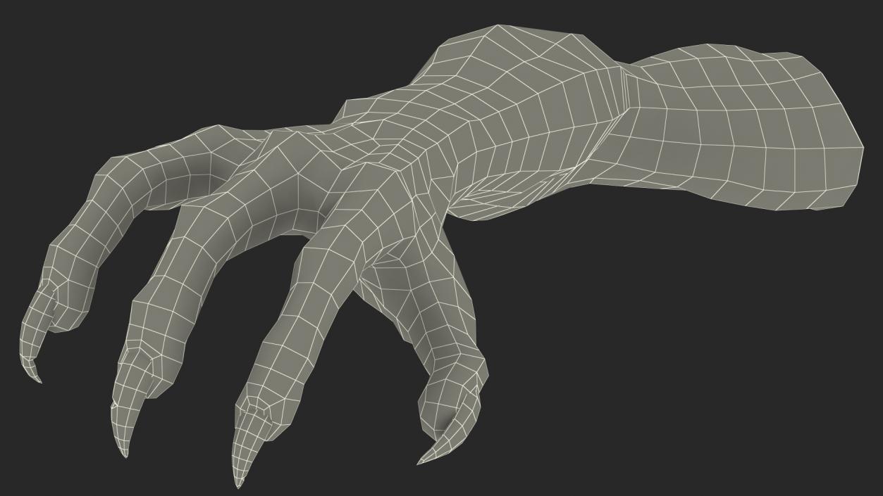 3D model Monster Creature Arm