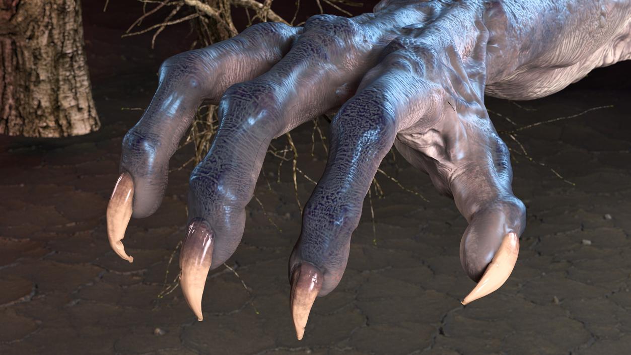 3D model Monster Creature Arm