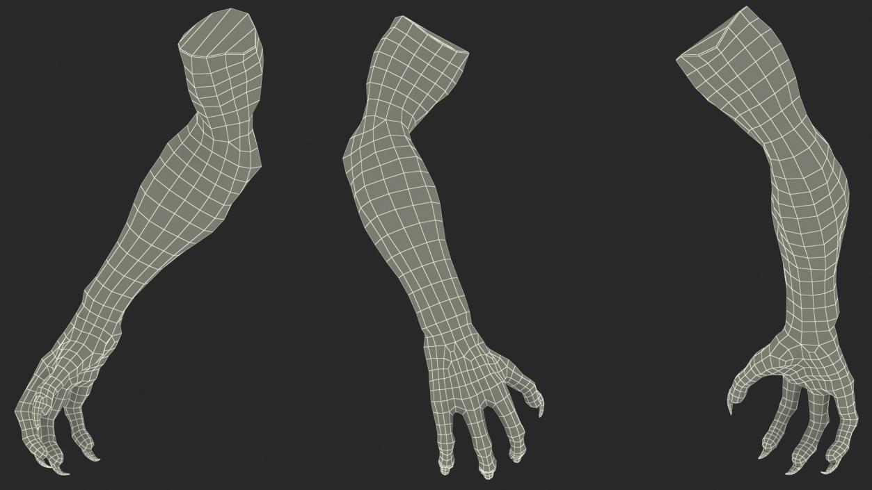 3D model Monster Creature Arm