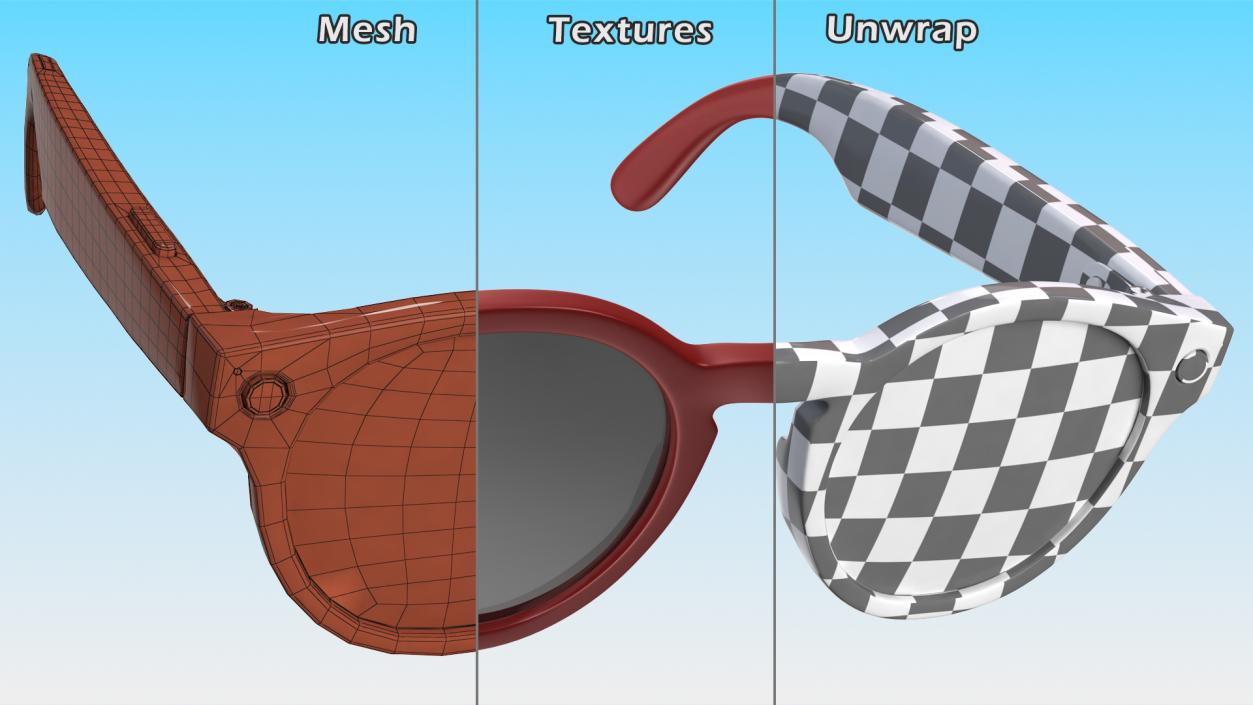 3D Sunglasses Collection 2 model