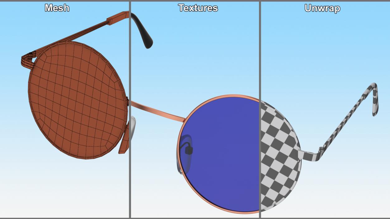 3D Sunglasses Collection 2 model