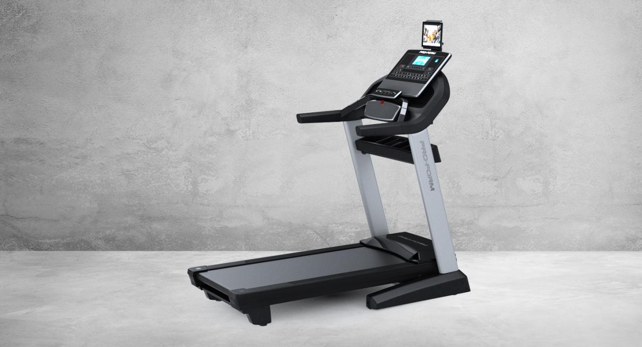 3D Treadmill ProForm Pro 2000 Rigged model