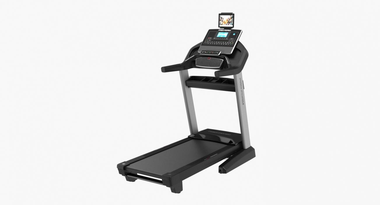 3D Treadmill ProForm Pro 2000 Rigged model