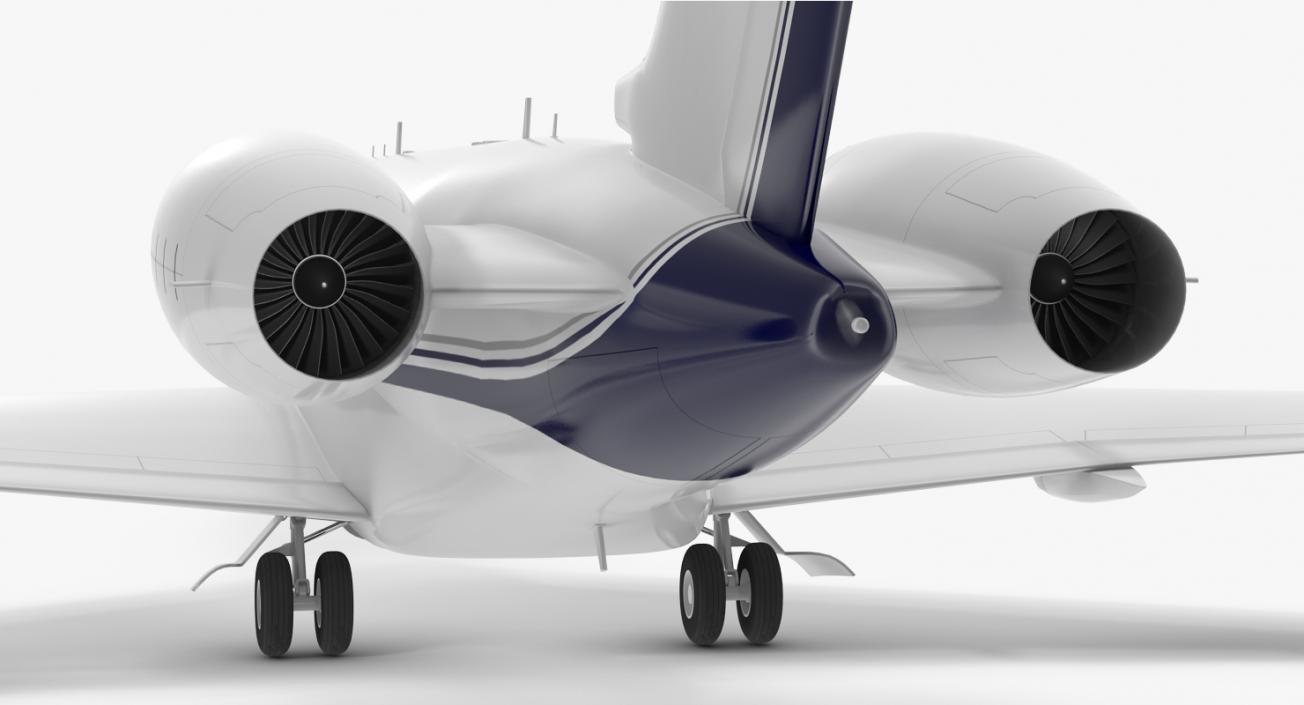 3D model Global 6000 Jet