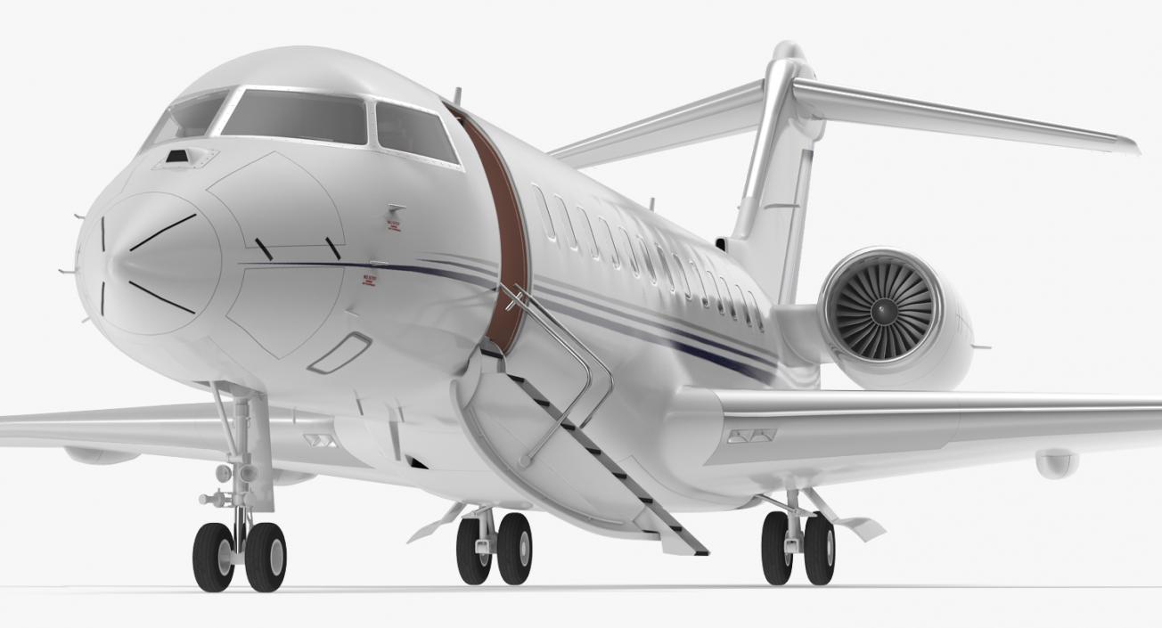 3D model Global 6000 Jet