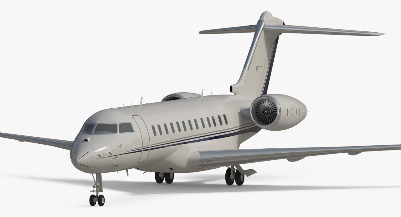 3D model Global 6000 Jet