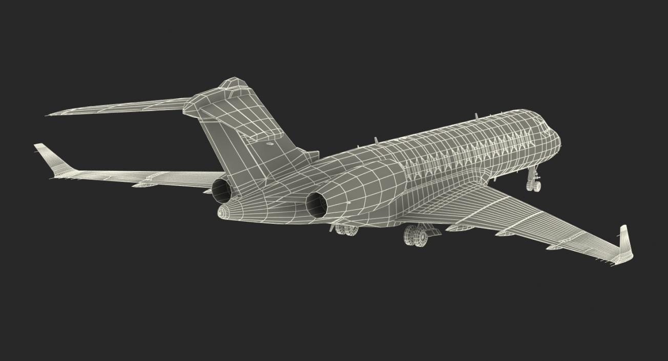 3D model Global 6000 Jet