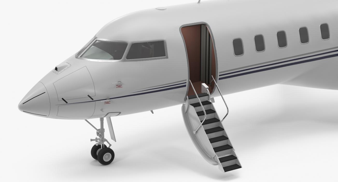 3D model Global 6000 Jet