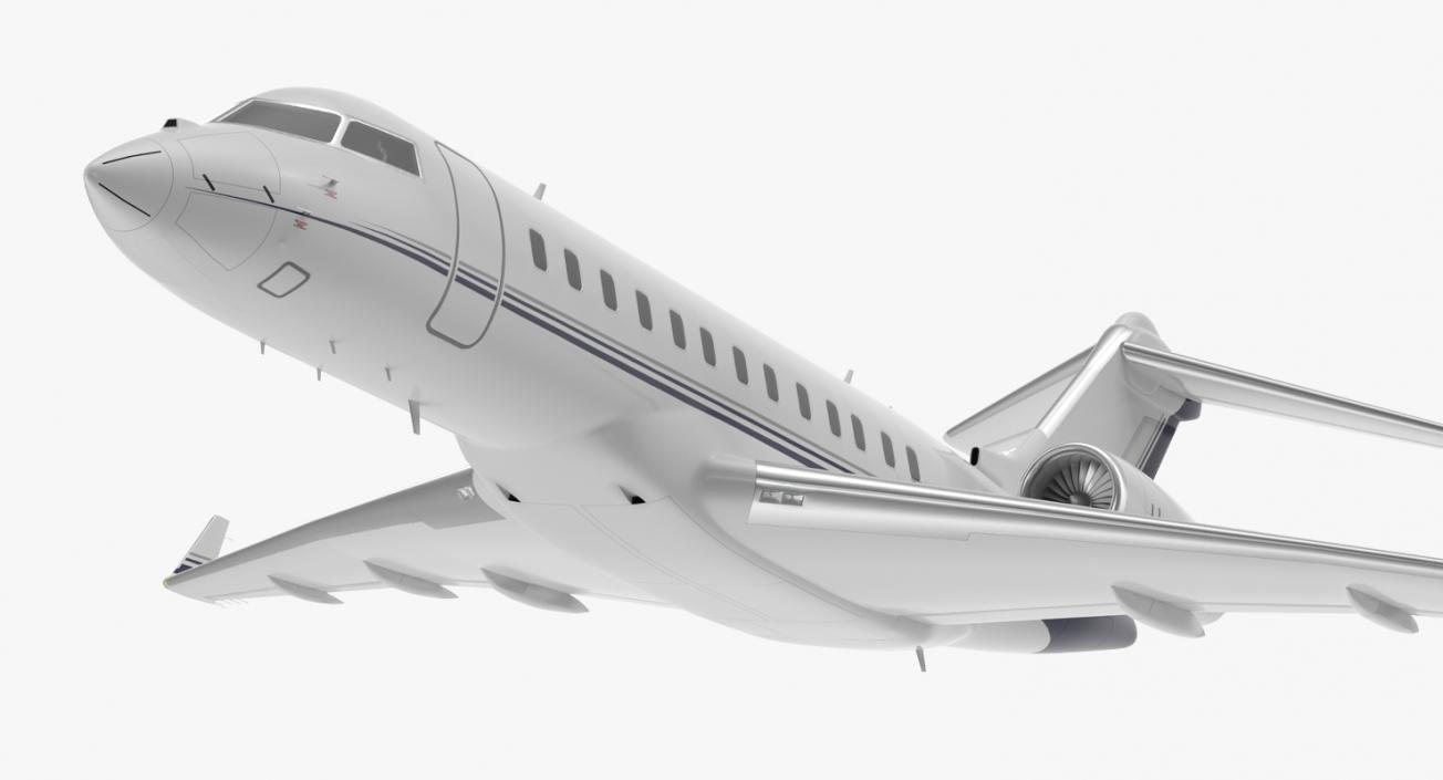 3D model Global 6000 Jet