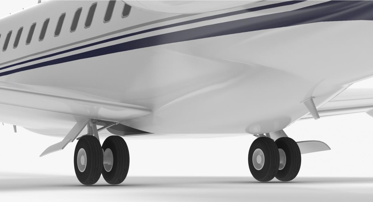 3D model Global 6000 Jet