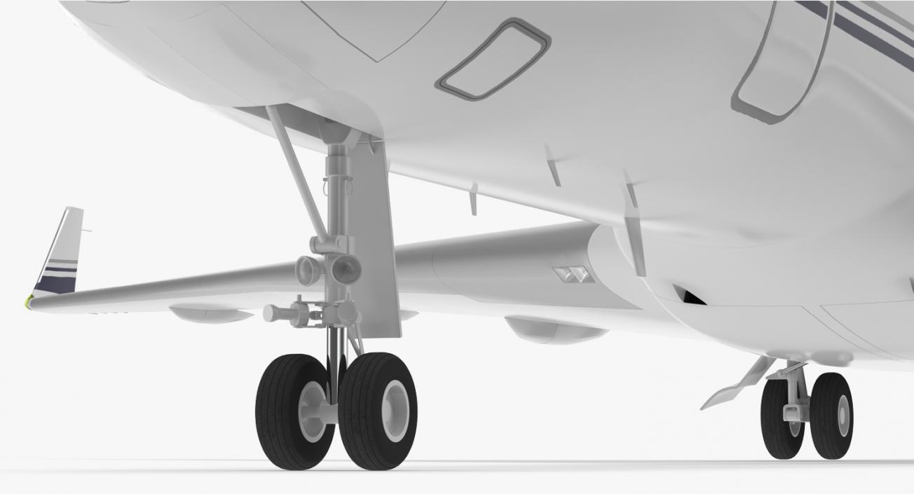 3D model Global 6000 Jet