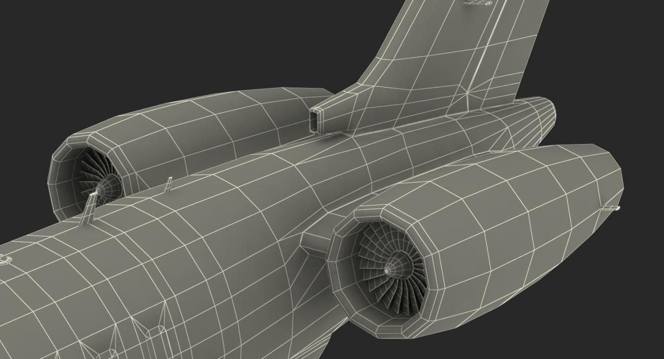 3D model Global 6000 Jet