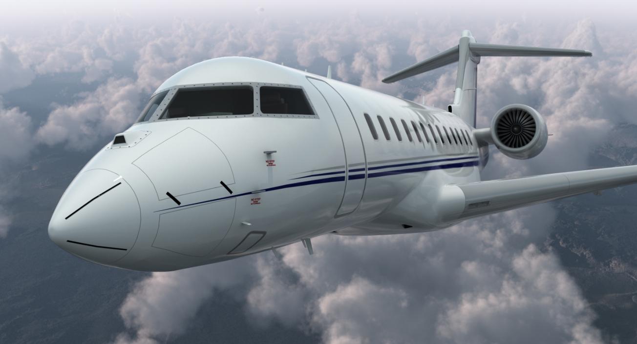 3D model Global 6000 Jet