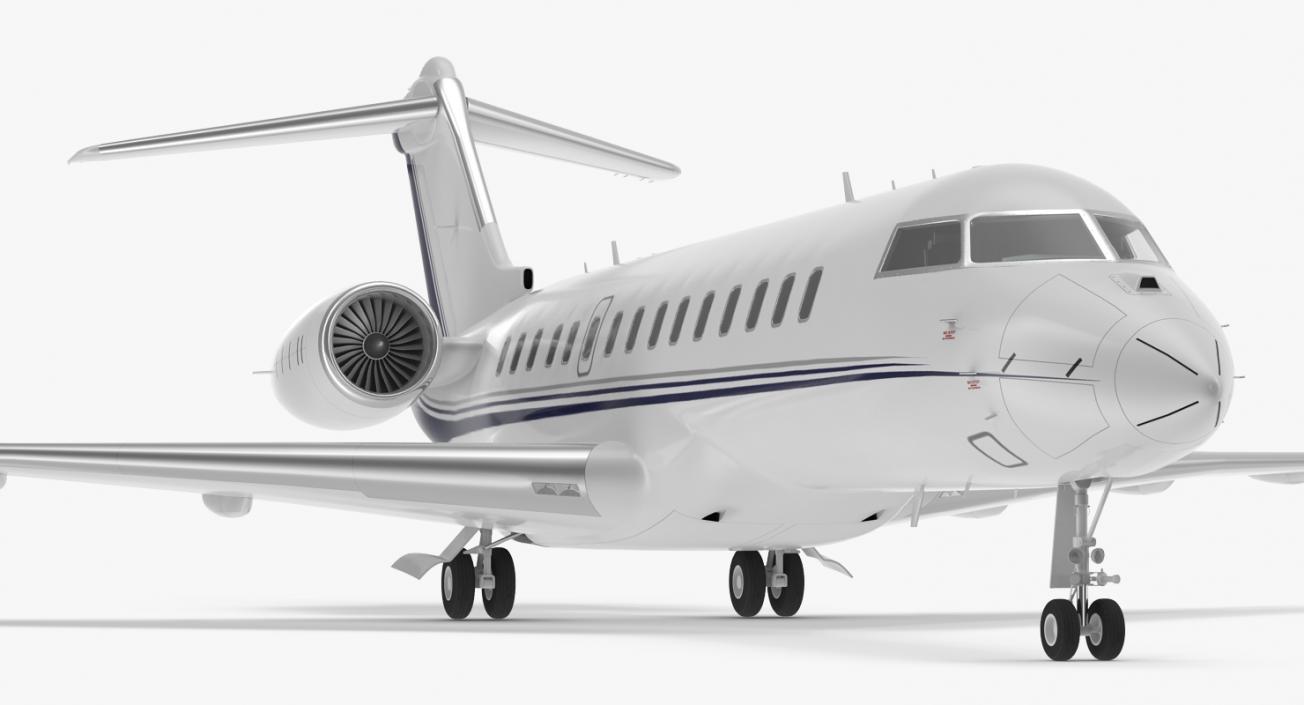 3D model Global 6000 Jet