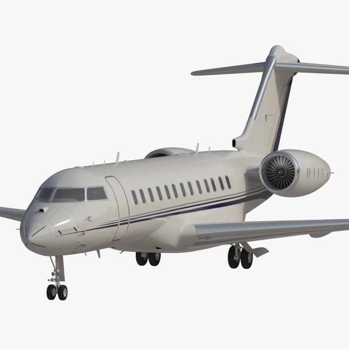 3D model Global 6000 Jet