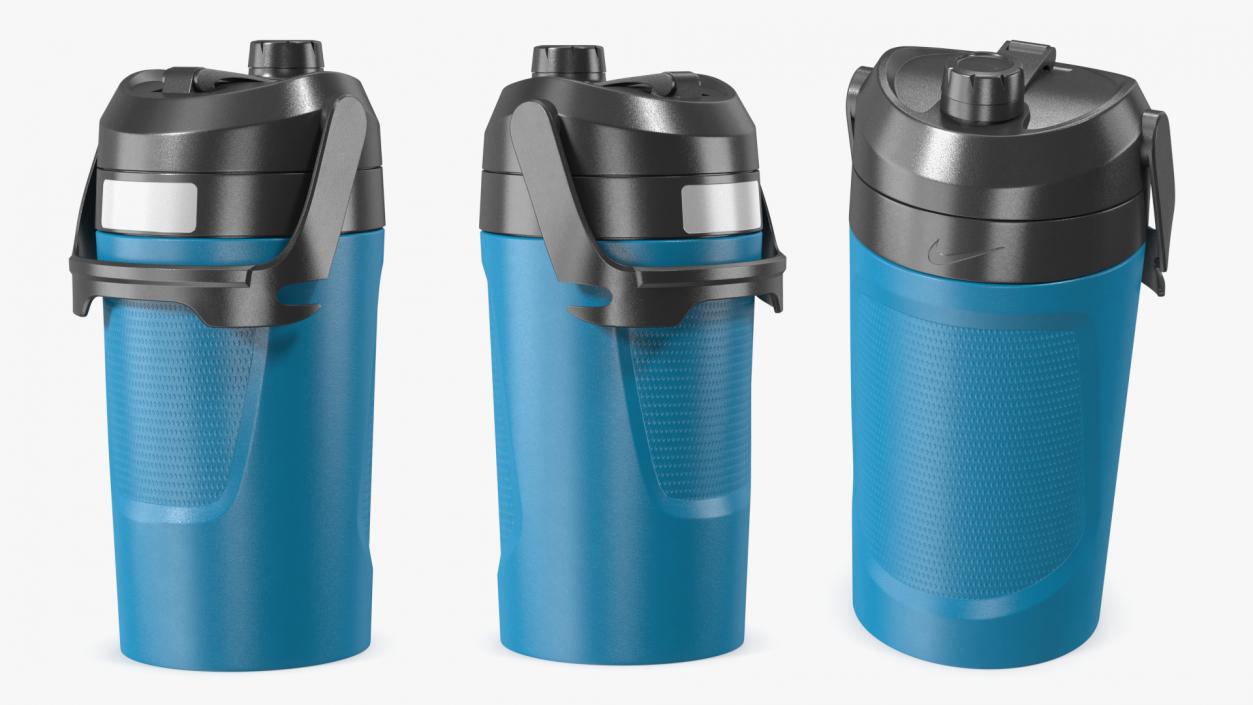 3D Spout Insulated Blue Sport Bottle model