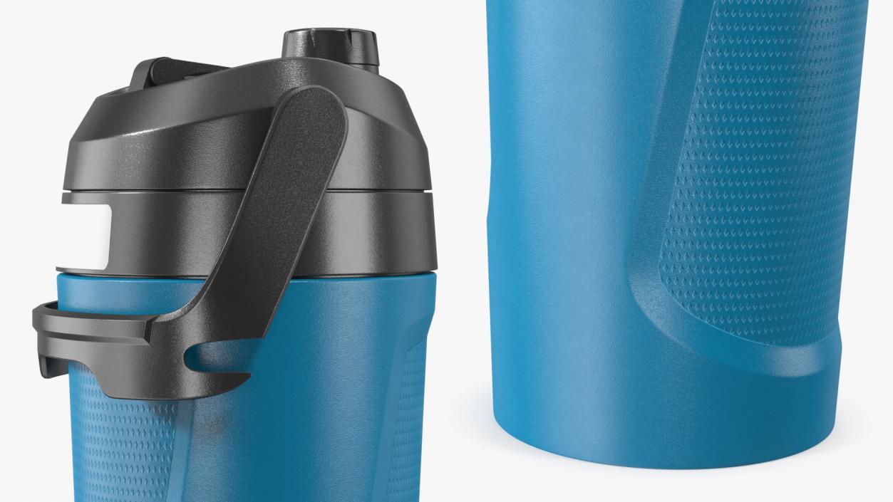 3D Spout Insulated Blue Sport Bottle model