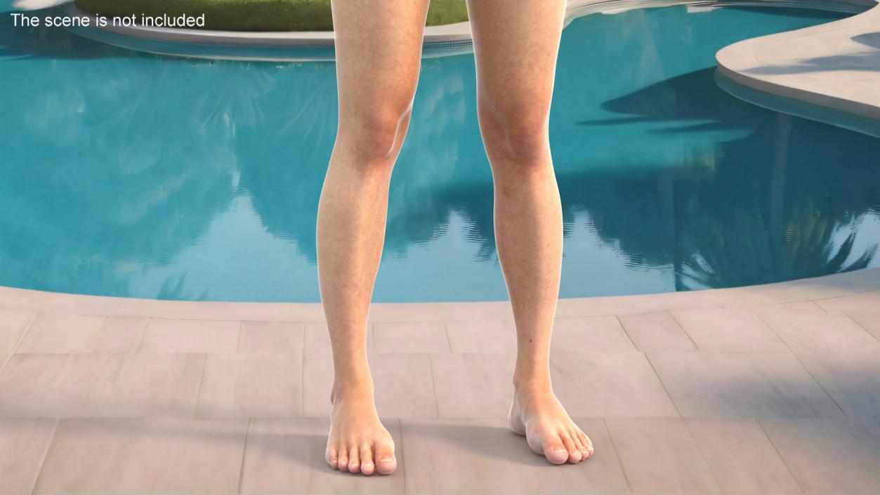 3D Female Legs 2 model