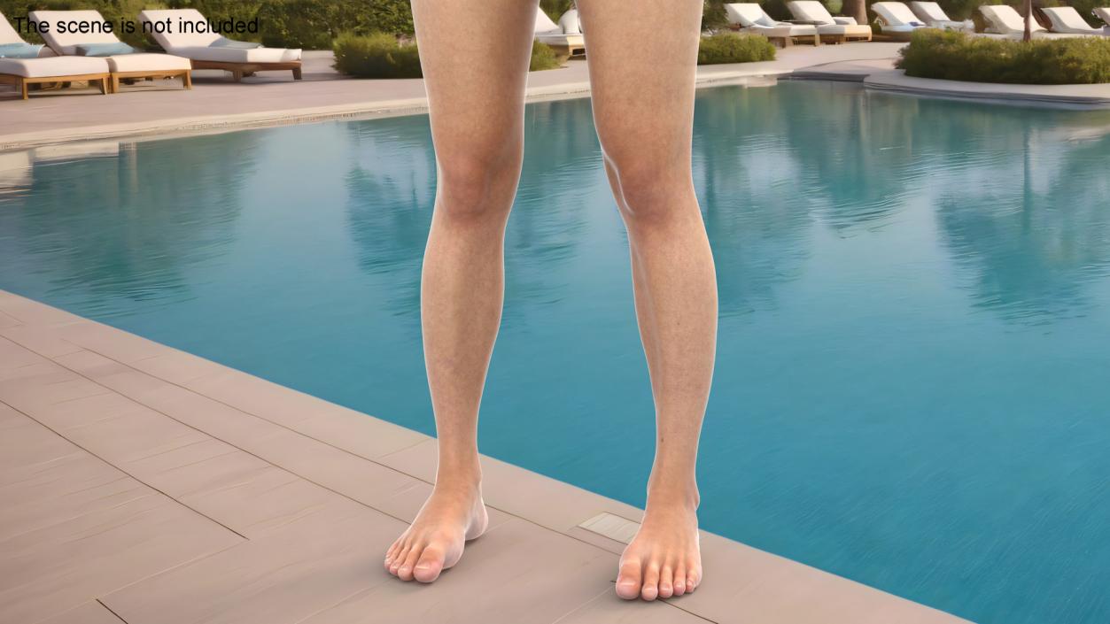 3D Female Legs 2 model