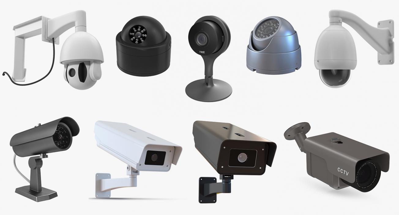 3D model CCTV Cameras Collection 5