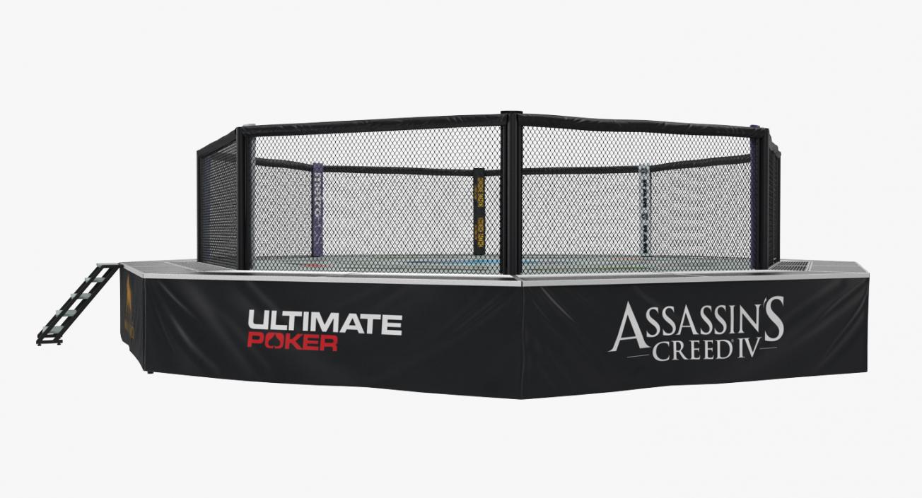 3D UFC Fighting Arena model