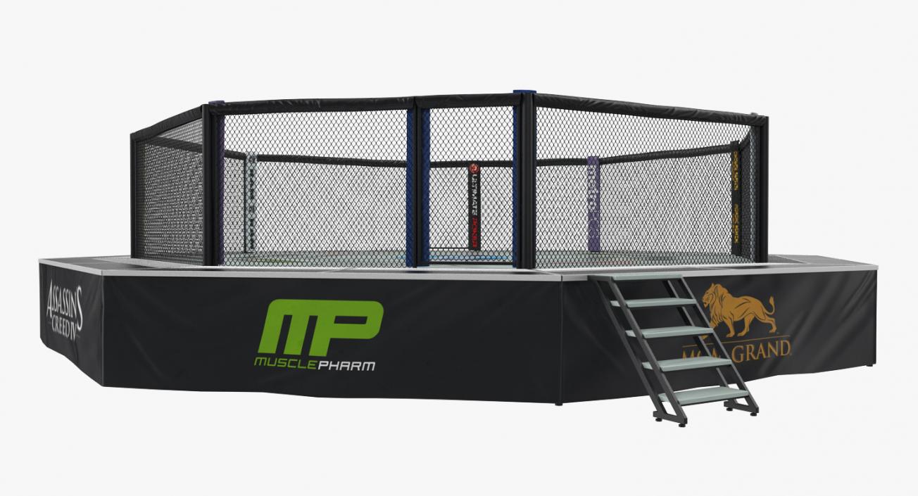 3D UFC Fighting Arena model