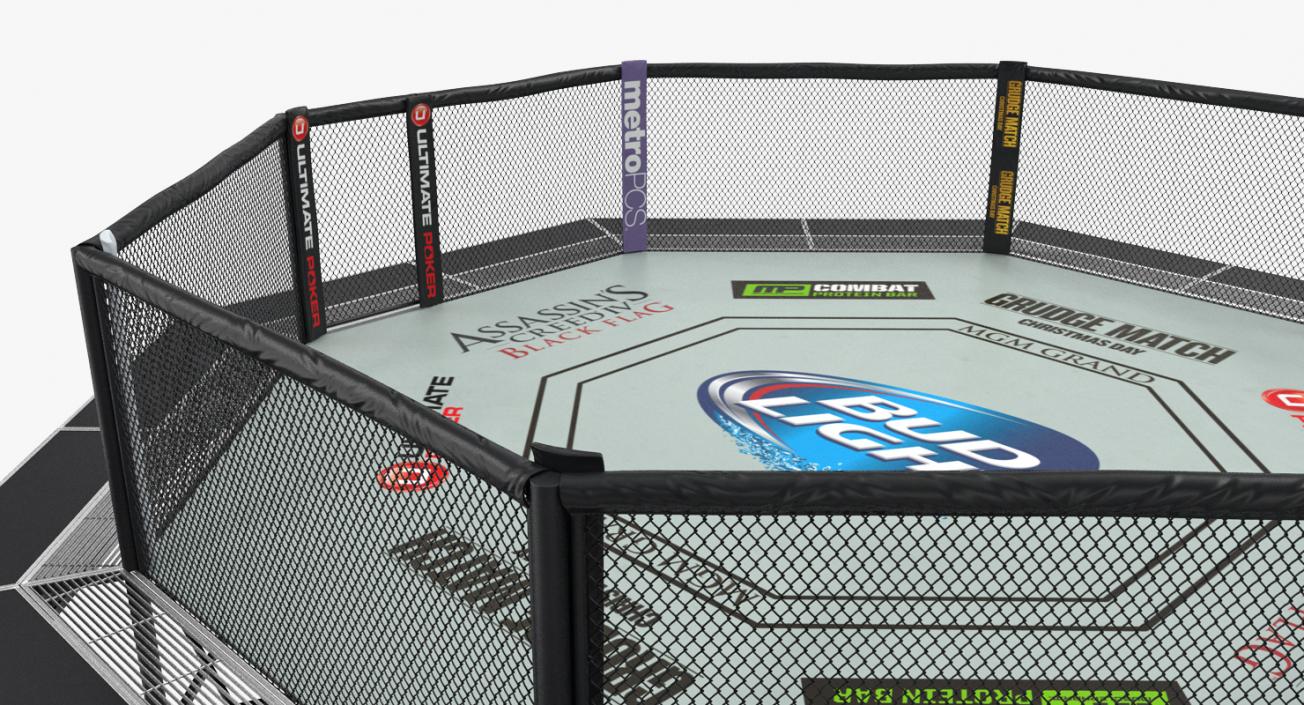 3D UFC Fighting Arena model