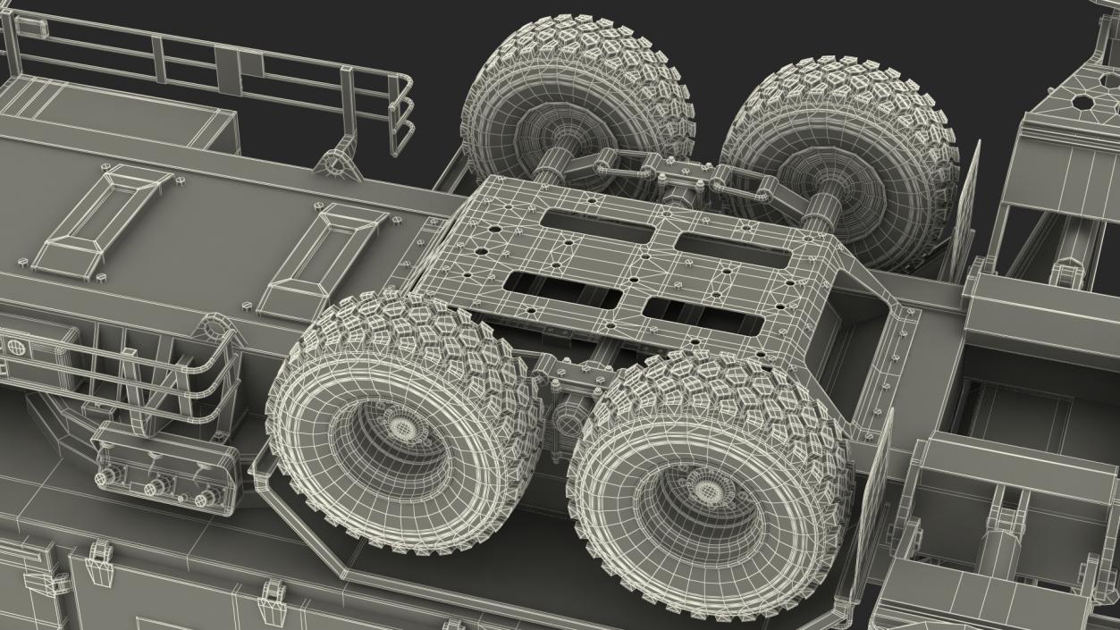 3D Patriot AN MPQ53 Radar Set Desert model