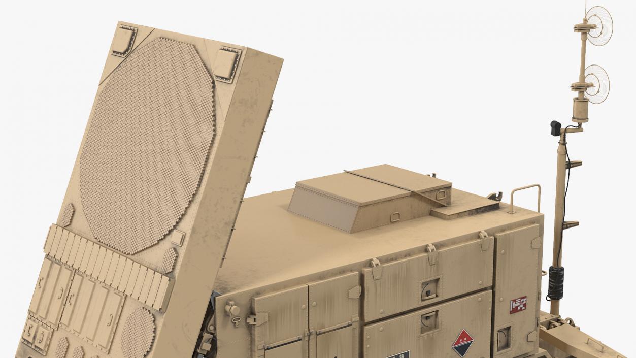 3D Patriot AN MPQ53 Radar Set Desert model