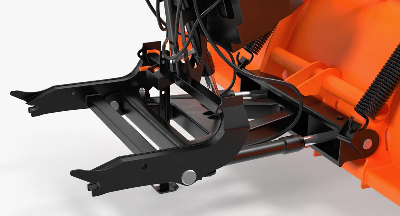 3D model Snowplow Rigged