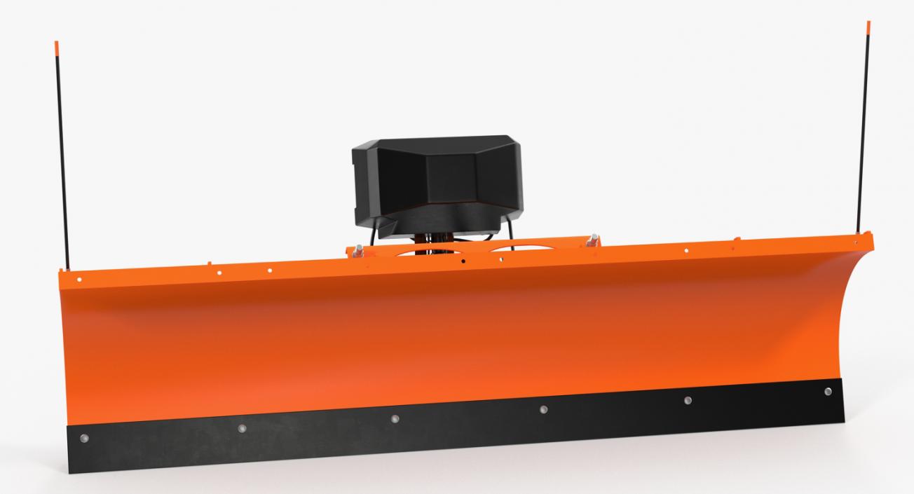 3D model Snowplow Rigged