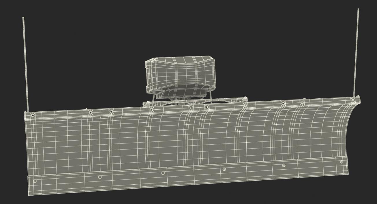 3D model Snowplow Rigged