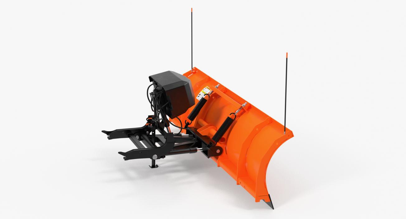 3D model Snowplow Rigged