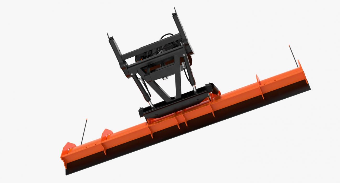 3D model Snowplow Rigged