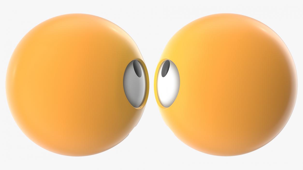 Eye Roll Emoji 3D model