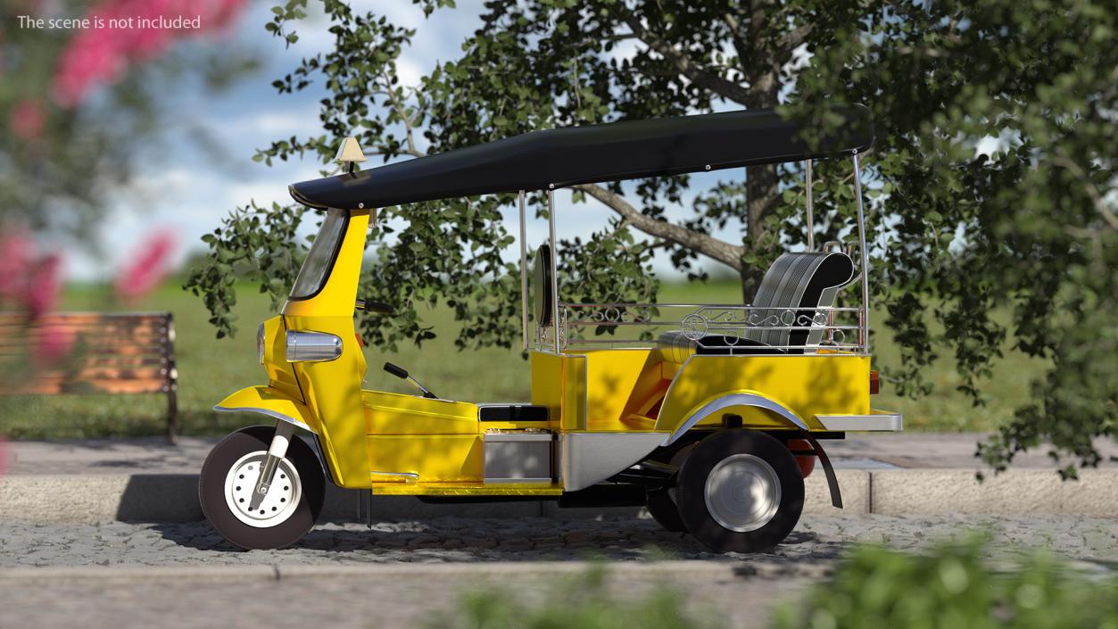 Three Wheeler Rickshaws Collection 3D model