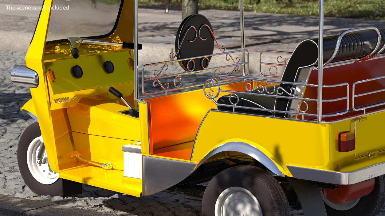 Three Wheeler Rickshaws Collection 3D model